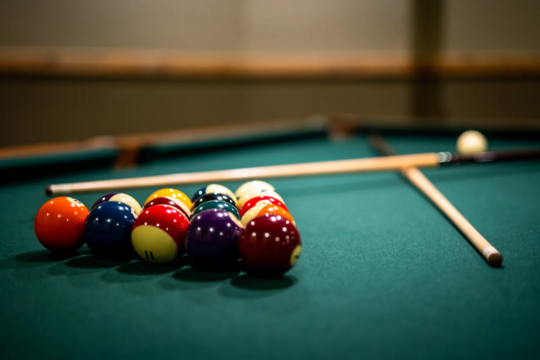 Billiards, mid-game — Luxe 28, Karjat